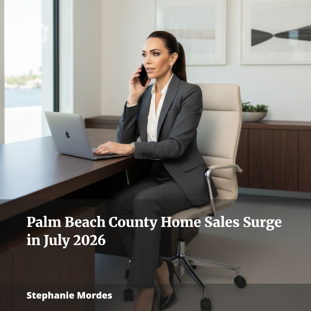 Palm Beach County Home Sales Surge in July 2026
